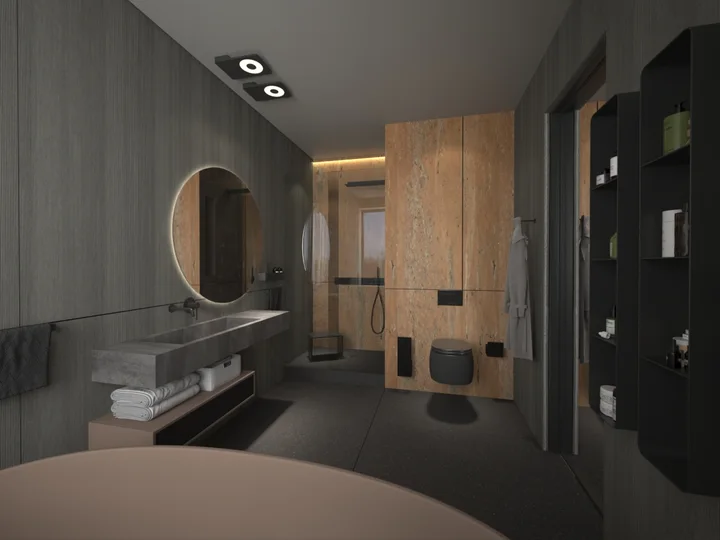 Deep Tones Interior — Visualisations