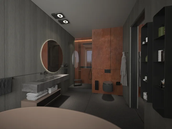 Deep Tones Interior — Visualisations