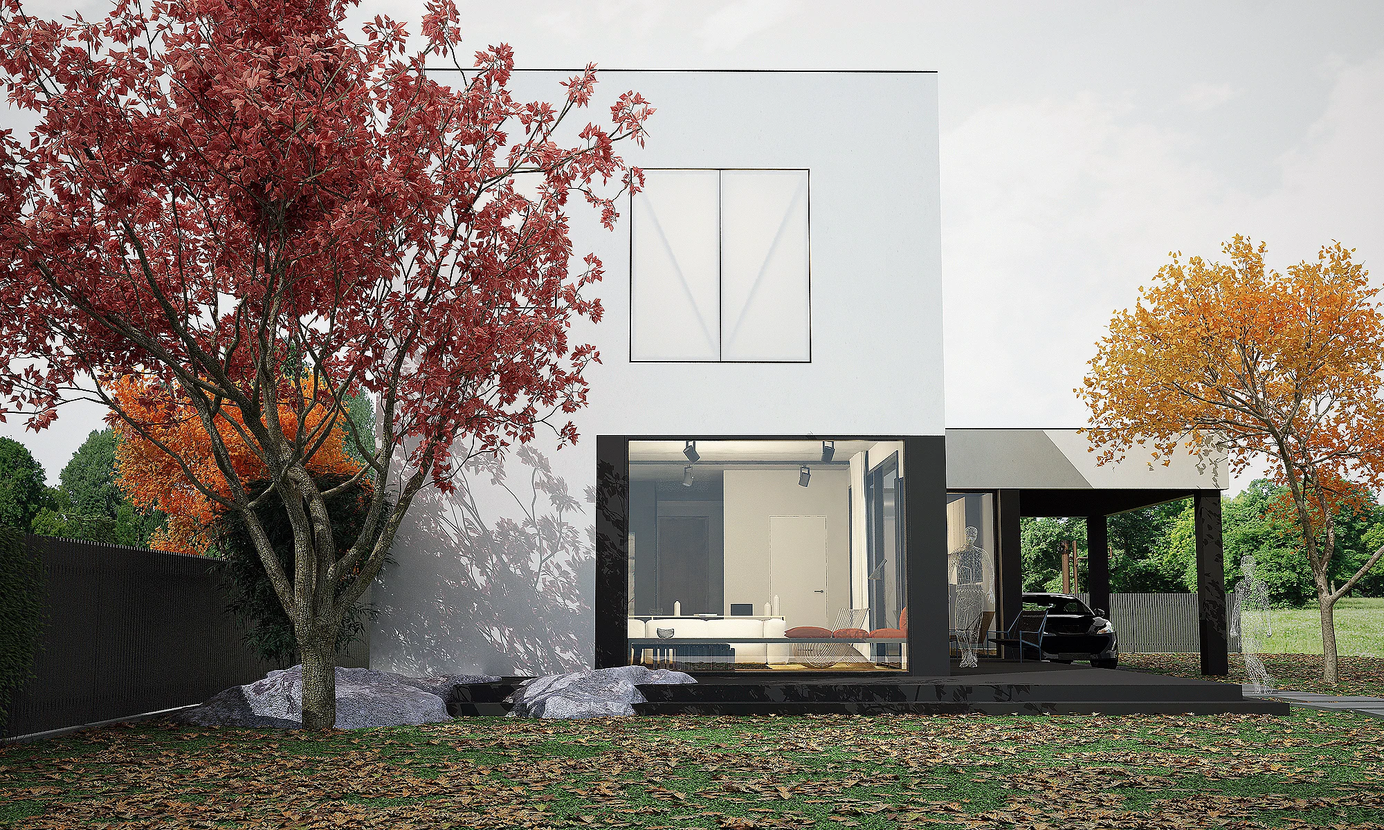 White House at Lisi — Visualisations