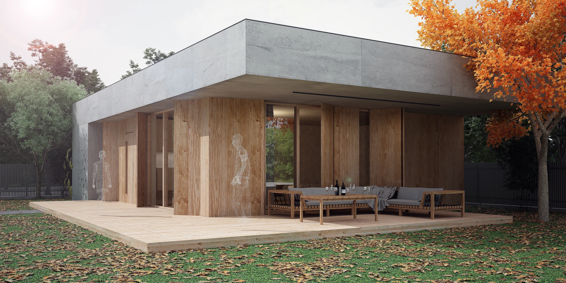 Single-storey House in Tsavkisi — Visualisations