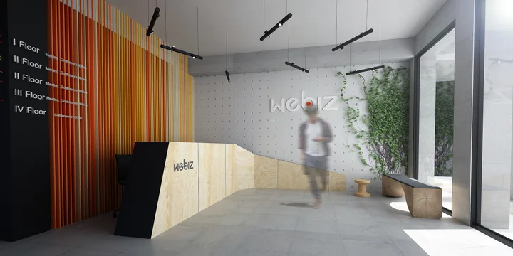 Webiz Office Interior — Visualisations