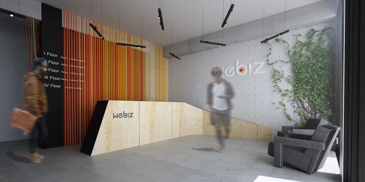 Webiz Office Interior — Visualisations