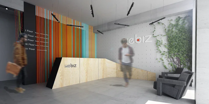 Webiz Office Interior — Visualisations