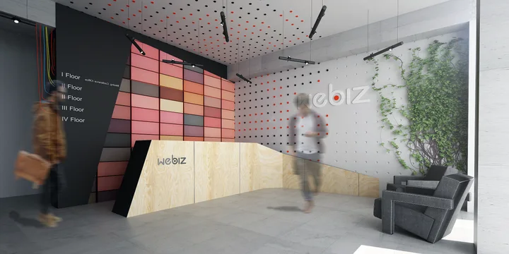 Webiz Office Interior — Visualisations