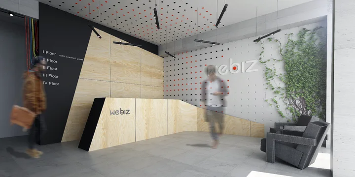 Webiz Office Interior — Visualisations